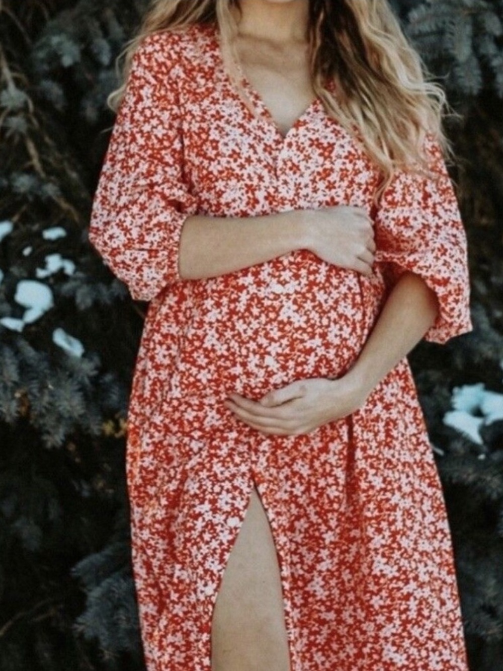Hatch maternity dress